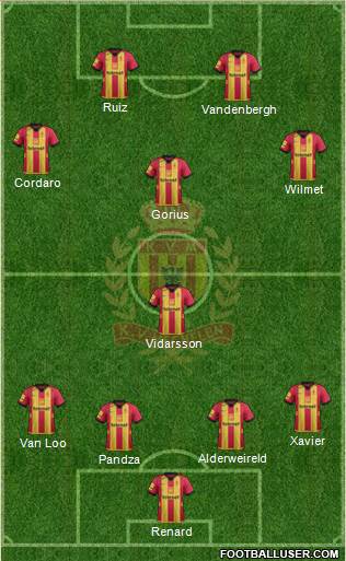 Yellow Red KV Mechelen Formation 2014
