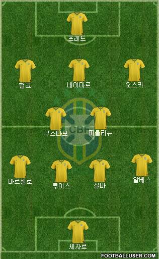 Brazil Formation 2014