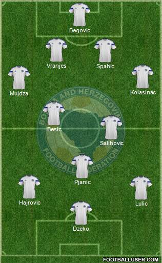 Bosnia and Herzegovina Formation 2014