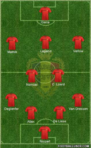 Belgium Formation 2014