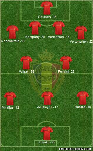 Belgium Formation 2014