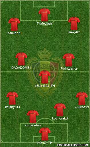Belgium Formation 2014