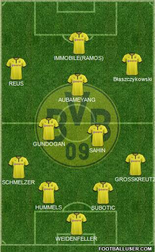Borussia Dortmund Formation 2014