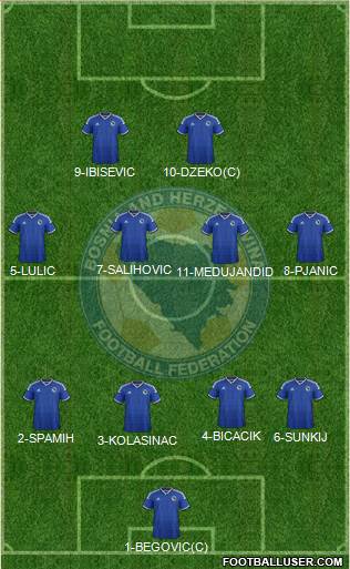 Bosnia and Herzegovina Formation 2014