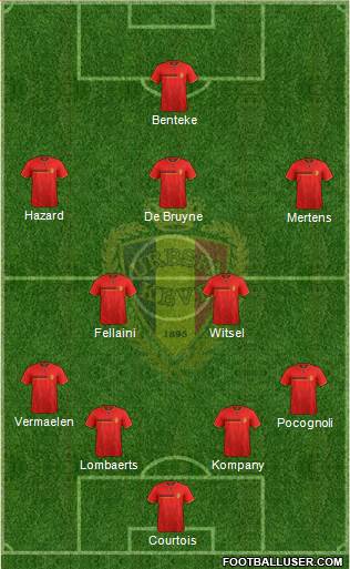 Belgium Formation 2014