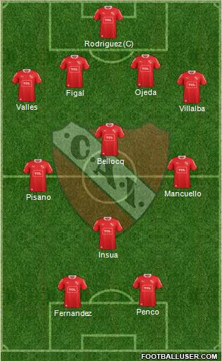 Independiente Formation 2014