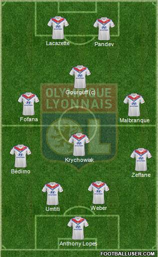Olympique Lyonnais Formation 2014