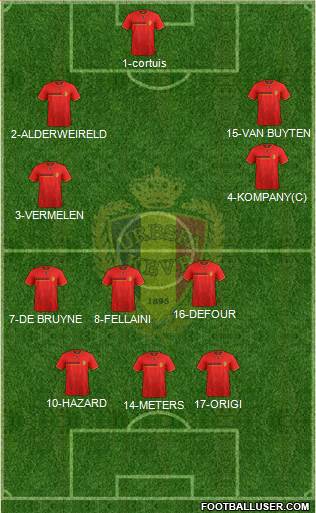 Belgium Formation 2014