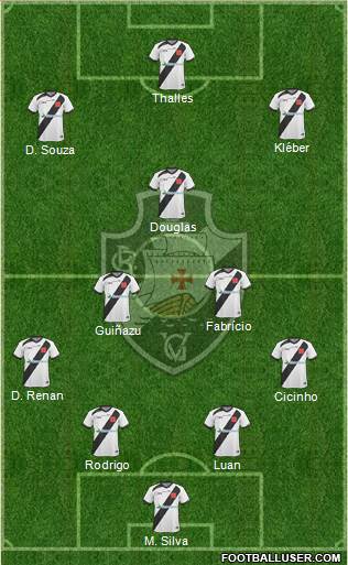 CR Vasco da Gama Formation 2014
