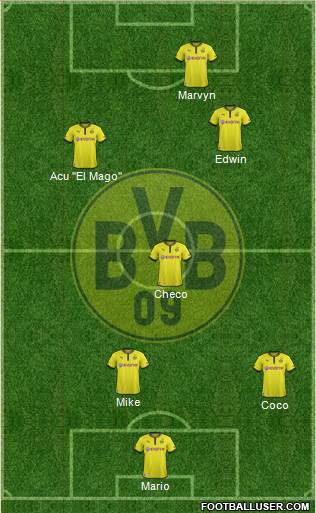 Borussia Dortmund Formation 2014