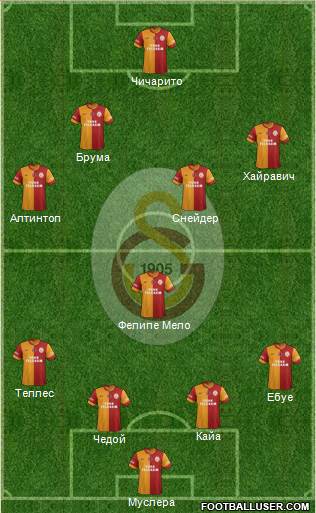 Galatasaray SK Formation 2014