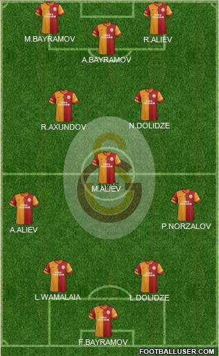 Galatasaray SK Formation 2014