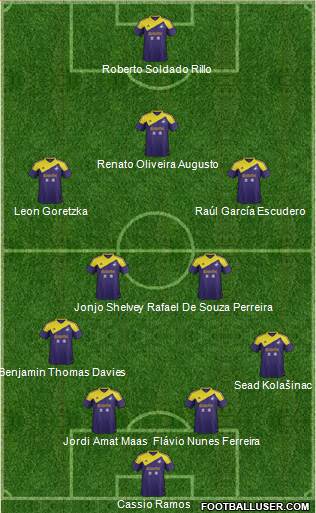 Swansea City Formation 2014