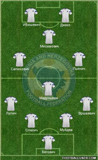 Bosnia and Herzegovina Formation 2014