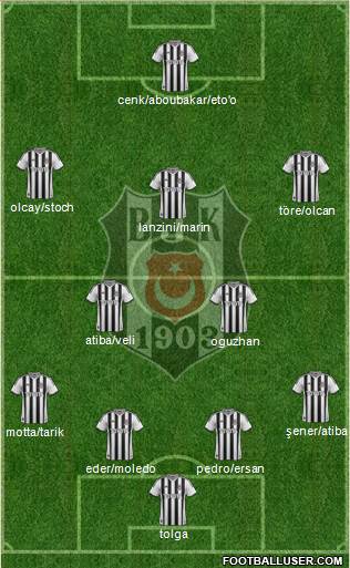 Besiktas JK Formation 2014