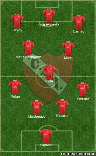 Independiente Formation 2014
