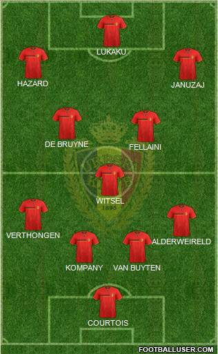 Belgium Formation 2014