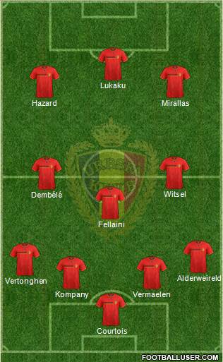 Belgium Formation 2014