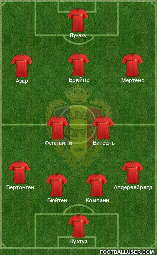 Belgium Formation 2014