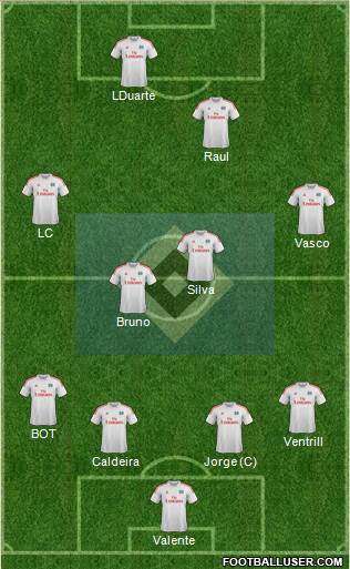 Hamburger SV Formation 2014