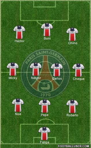 Paris Saint-Germain Formation 2014