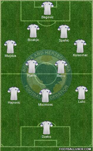 Bosnia and Herzegovina Formation 2014