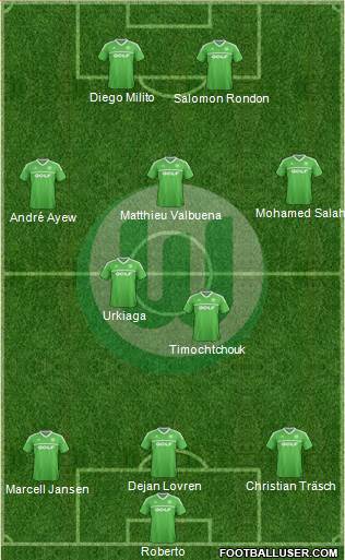 VfL Wolfsburg Formation 2014
