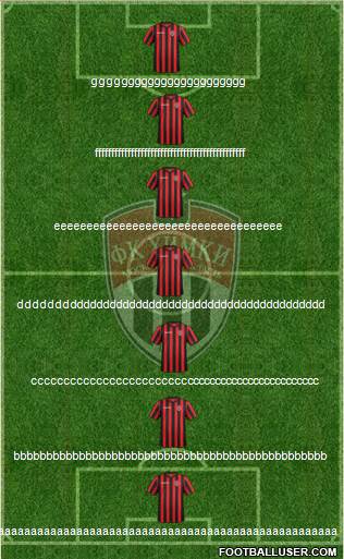 FC Khimki Formation 2014