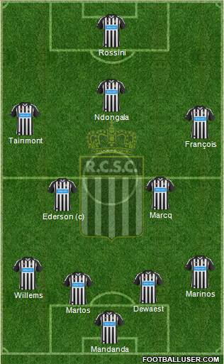 Sporting du Pays de Charleroi 4-5-1 football formation