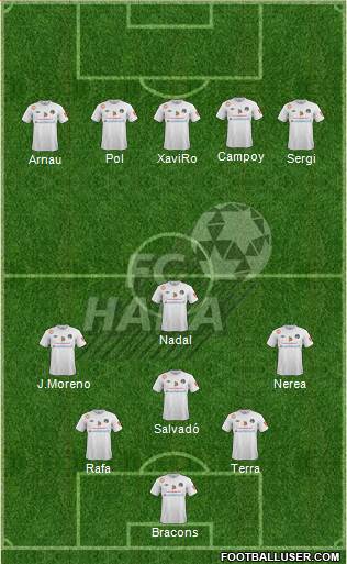 FC Valkeakosken Haka Formation 2014