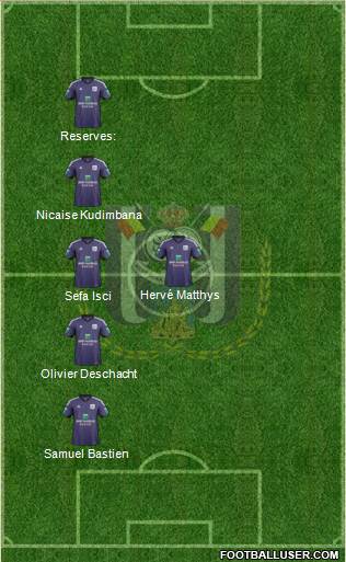RSC Anderlecht Formation 2014