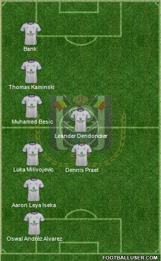 RSC Anderlecht Formation 2014