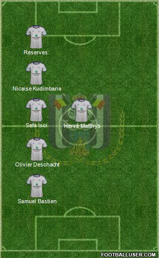 RSC Anderlecht Formation 2014