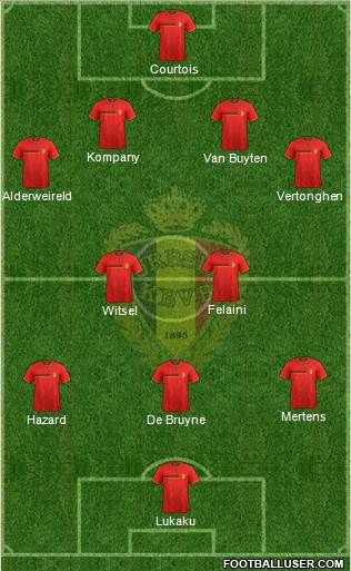 Belgium Formation 2014