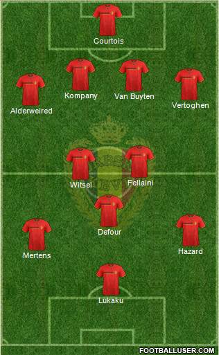 Belgium Formation 2014