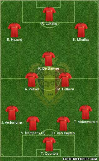 Belgium Formation 2014