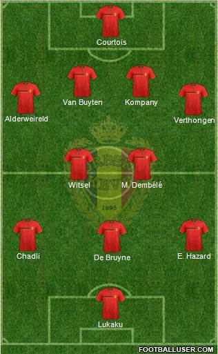 Belgium Formation 2014