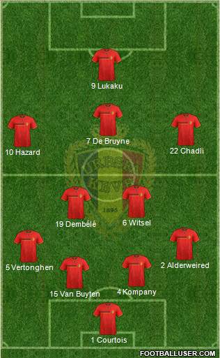 Belgium Formation 2014