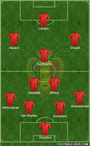 Belgium Formation 2014