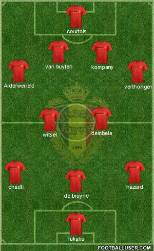 Belgium Formation 2014