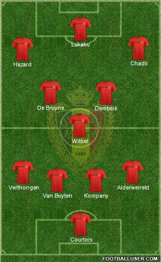 Belgium Formation 2014