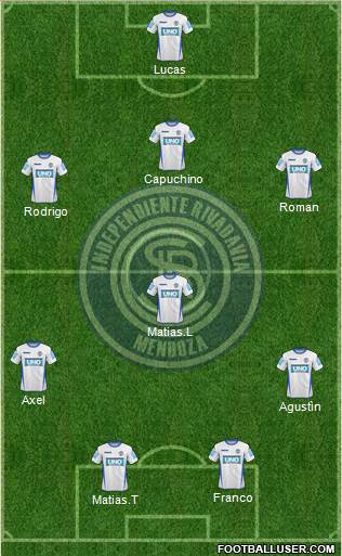 Independiente Rivadavia de Mendoza Formation 2014