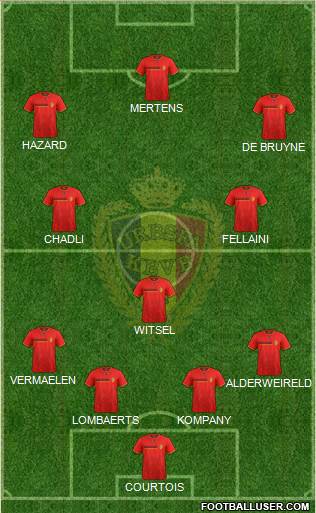 Belgium Formation 2014