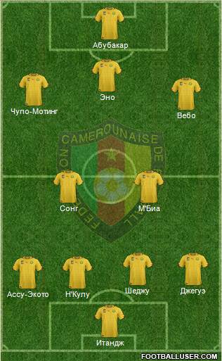 Cameroon Formation 2014