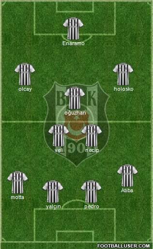 Besiktas JK Formation 2014