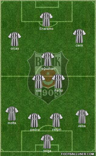 Besiktas JK Formation 2014