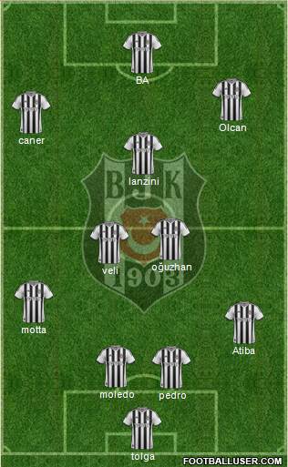Besiktas JK Formation 2014