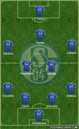 FC Schalke 04 Formation 2014