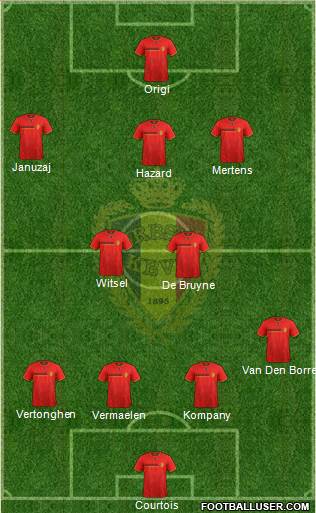 Belgium Formation 2014