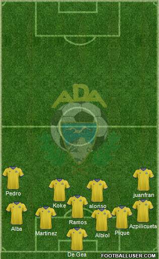 A.D. Alcorcón Formation 2014
